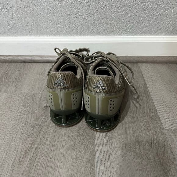 Adidas AdiPower Weightlifting Shoes Military Army Green Gum Size 11.5 RARE - Picture 3 of 9